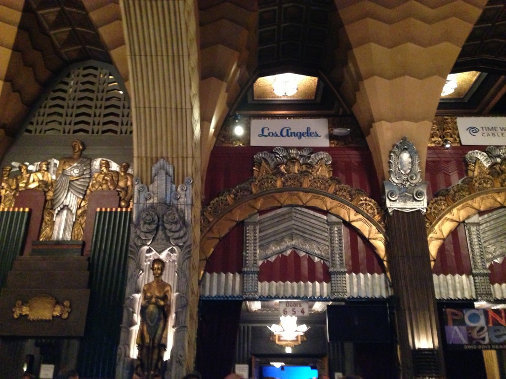 Inside the Beautiful Pantages Theatre, Los Angeles