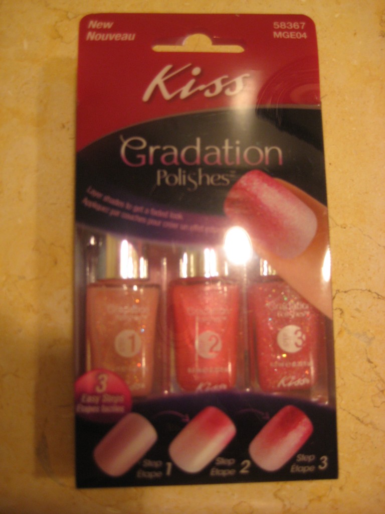 Kiss Gradation Nail Polishes Glitter chips less Nail Polish