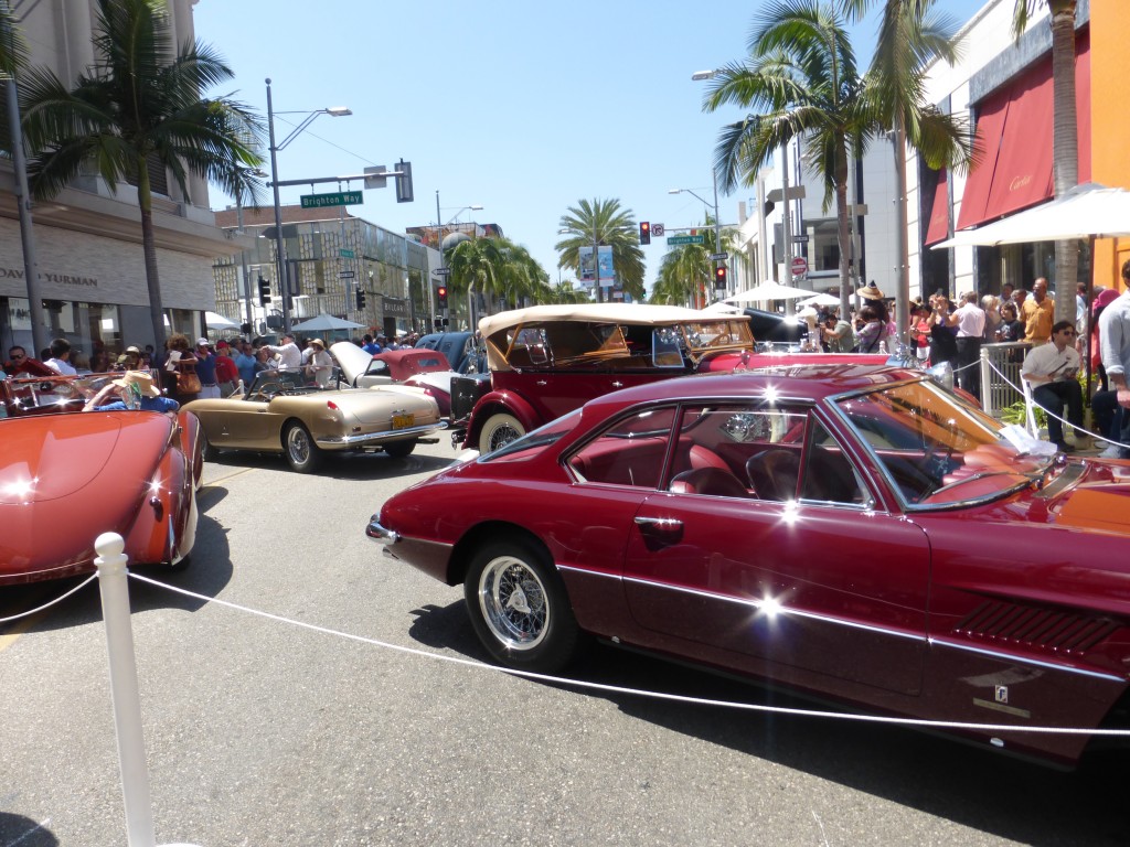 Exotic and Classic Cars Concours d"Elegance 2013 Fathers Day Event in Beverly Hills