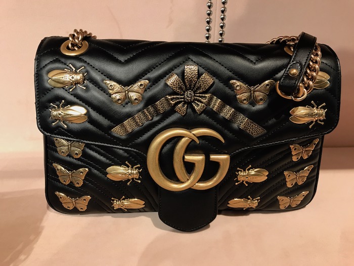 Black Gucci Bug Bag in Paris | Fashion 